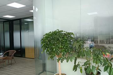 辦公室玻璃隔斷墻貼隱私膜磨砂膜有哪些好處-玻璃隔斷廠家為您分享